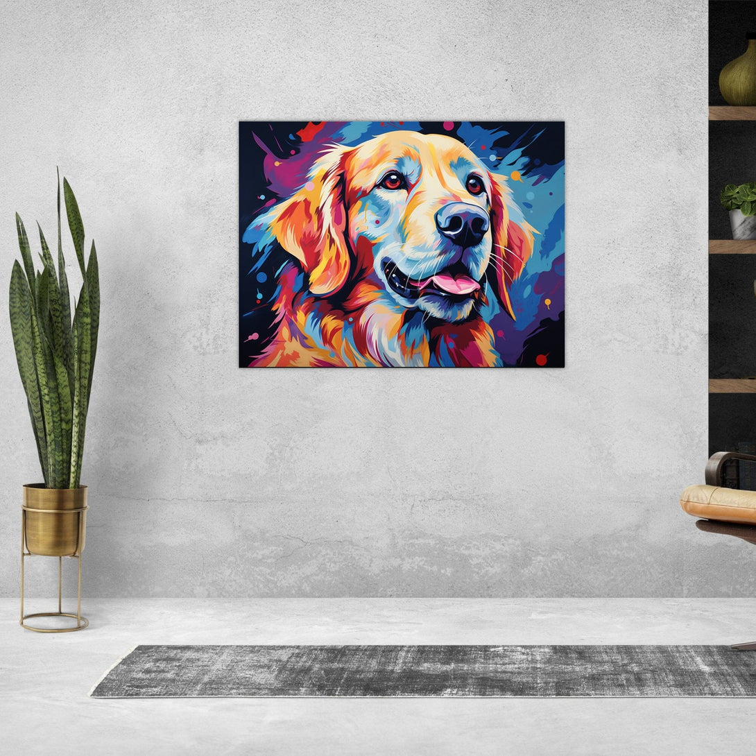 Pop Art Goldie ein Bild aus der collections Tierbilder als Alu-Dibond Bild