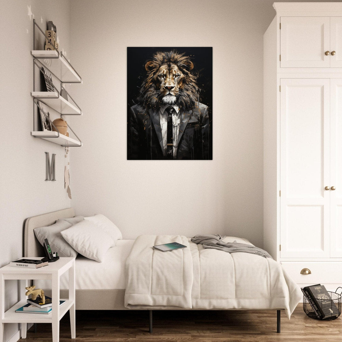 Mr. Löwe ein Bild aus der collections Tierbilder als Leinwandbild