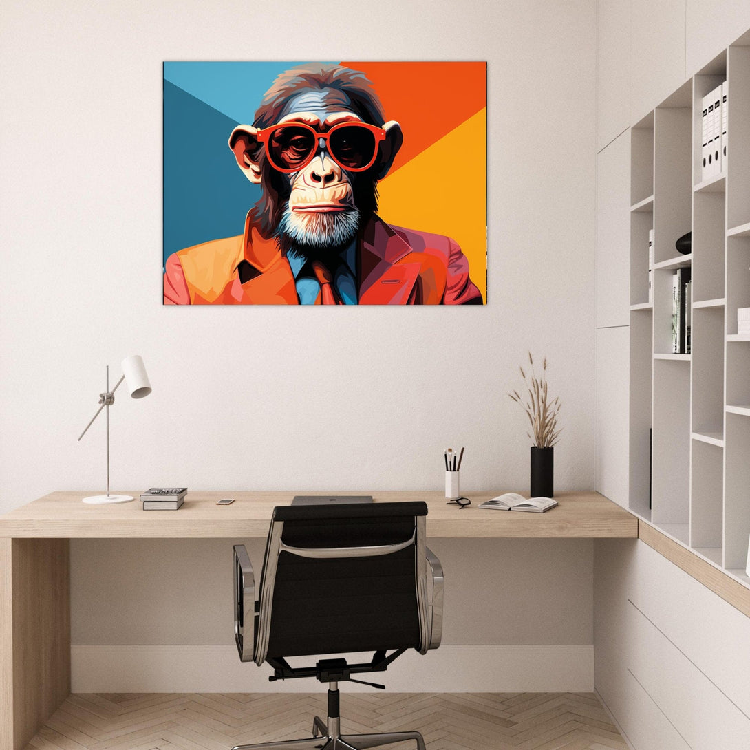 Affen Pop ein Bild aus der collections Tierbilder als Leinwandbild