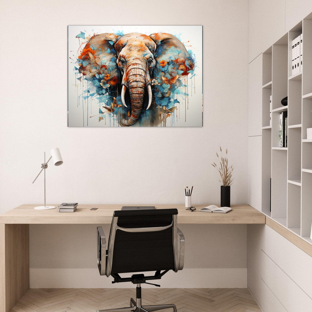 Blumen-Elefant ein Bild aus der collections Tierbilder als Poster