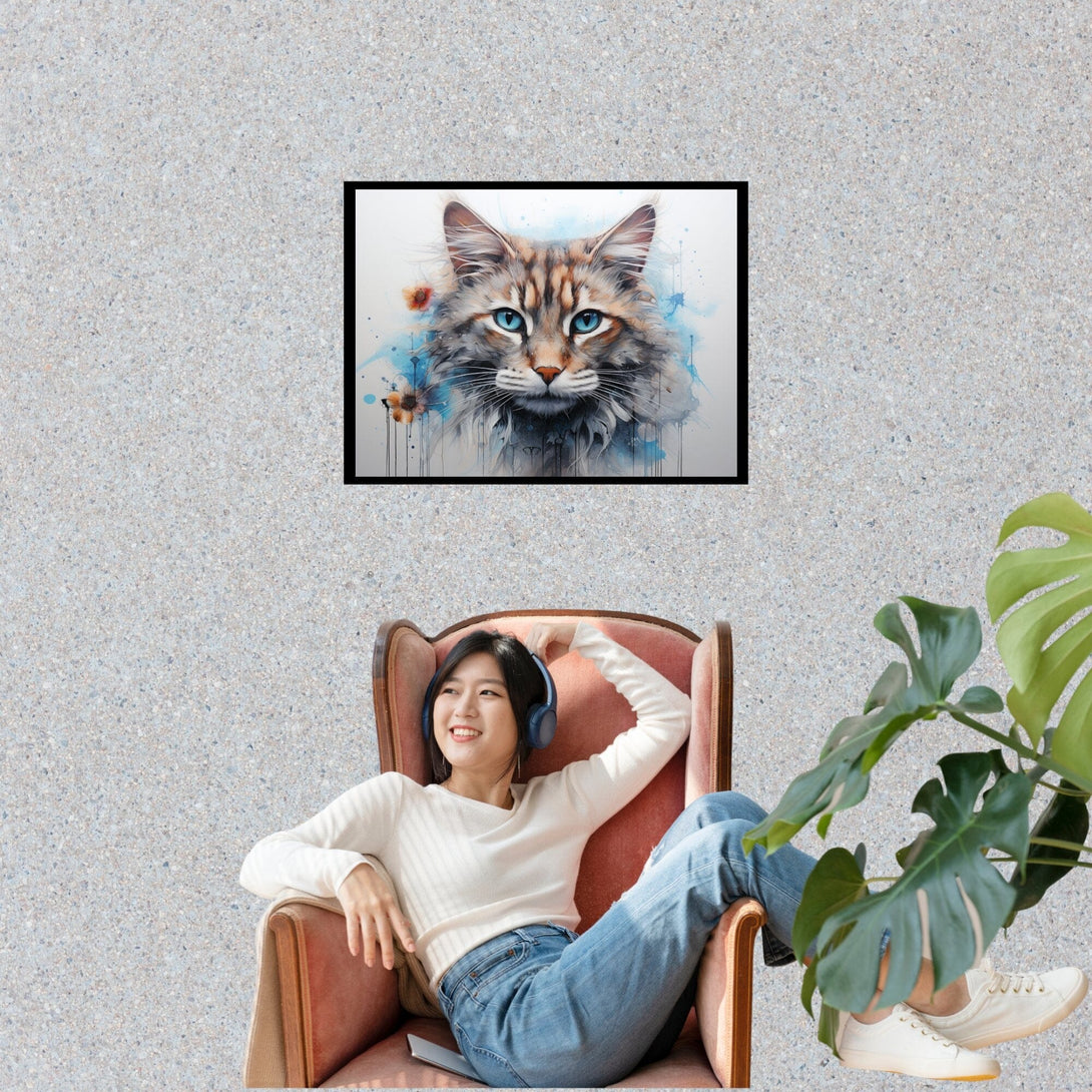 Vielschichtiger Naturblick ein Bild aus der collections Tierbilder als Poster mit Rahmen