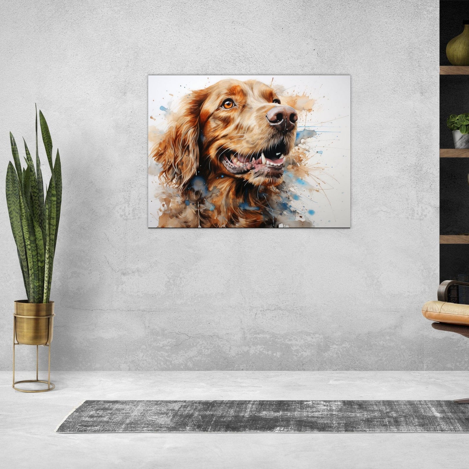 Goldig und Bunt ein Bild aus der collections Tierbilder als Poster im Wohnzimmer