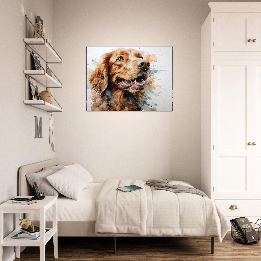 Goldig und Bunt ein Bild aus der collections Tierbilder als Poster mit Rahmen