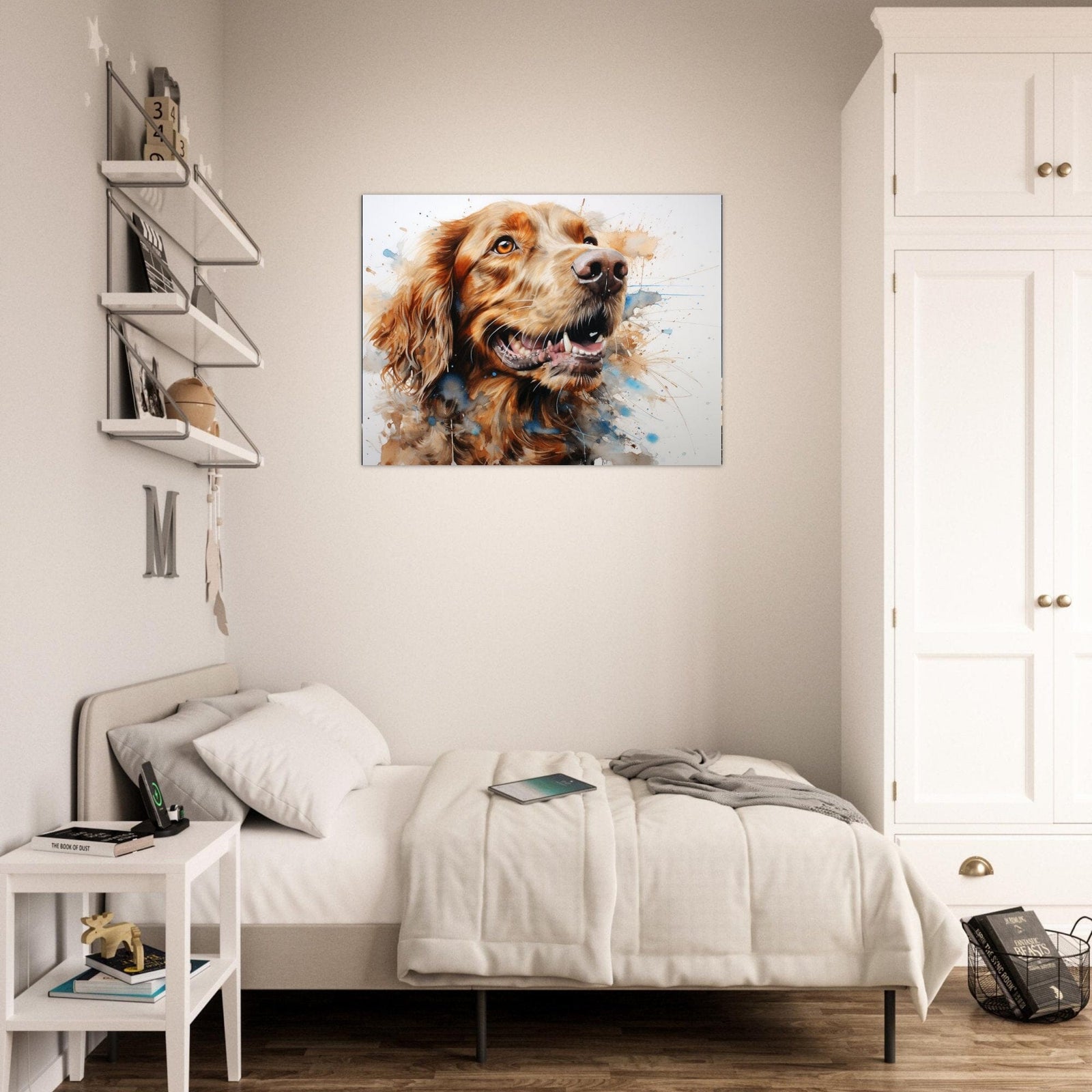 Goldig und Bunt ein Bild aus der collections Tierbilder als Poster mit Rahmen