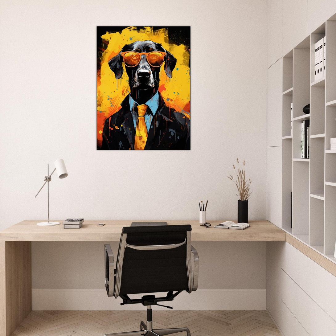Hunde Deal ein Bild aus der collections Tierbilder als Leinwandbild