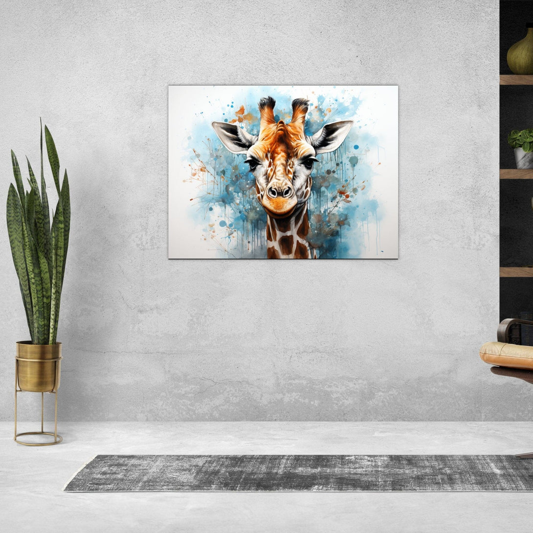 Georgina, die Giraffe ein Bild aus der collections Tierbilder als Poster